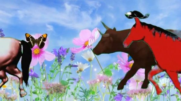 New Animal Stampede running green screen | Animals stampede green screen video editing cartoon |