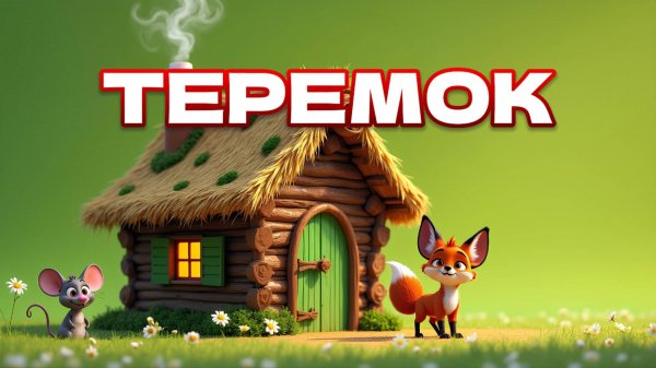Теремок. Русская народная сказка. 🐭🏡Мультфильм для детей.