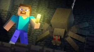 Добавили ГИГАНТСКИХ ПАУКОВ в майнкрафт...