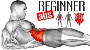 5 лучших Упражнений на Пресс для начинающих