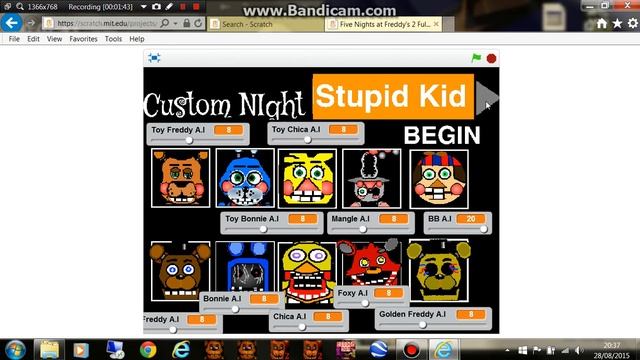 fnaf 2 scratch edition смотреть онлайн