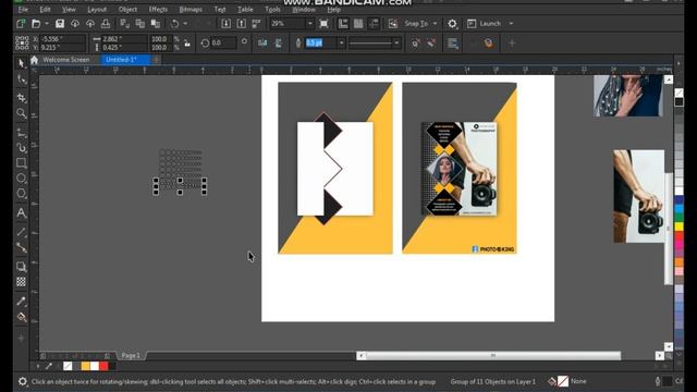 Social Media Ads Design Tutorial - Learn Coreldraw with Doctor Design смотреть онлайн