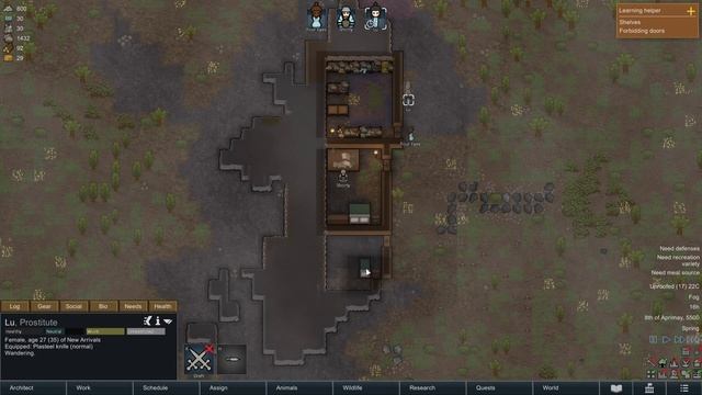 Rimworld - My First Ever Colony - Episode 1 - The beginning смотреть онлайн