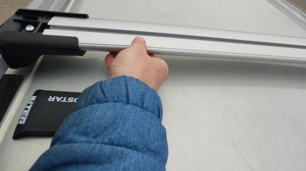 Багажник INTER AeroStar R57 на рейлинги с просветом как окончательно закрепить на рейлинги авто