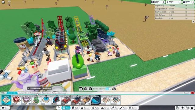 Theme Park Tycoon 2 Money Farm ($5,000,000 per day) смотреть онлайн