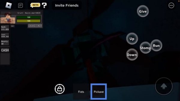 How to mine in Roblox bloody madness combat