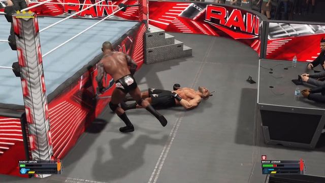 WWE 2K23 Randy Orton vs Brock Lesnar сложная игра смотреть онлайн