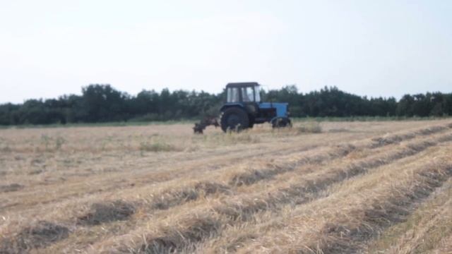 Пошли ва-банк, скосили свой ячмень роторной косилкой. смотреть онлайн