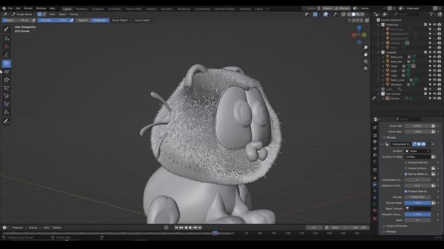 Creating Furs - Blender Tutorial смотреть онлайн