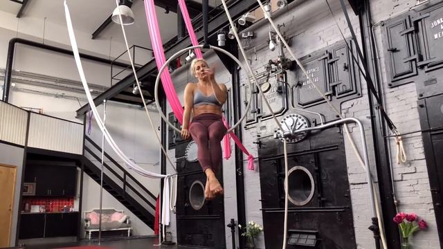 Split On Aerial Hoop/Lyra