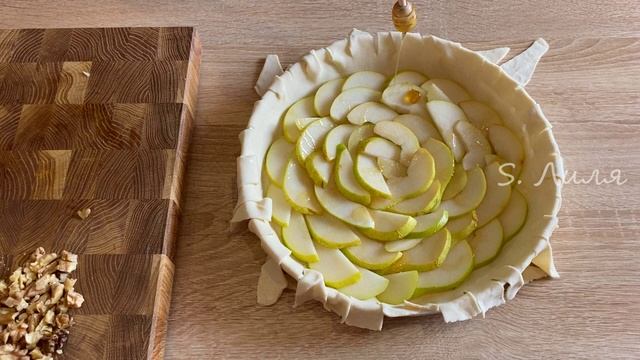 Слойка с сыром бри и грушей. смотреть онлайн