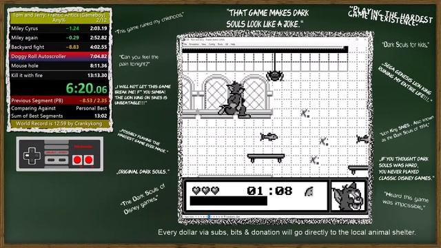 Tom & Jerry: Frantic Antics (GB) Speedrun - any% old WR [12:53] - 28. May 2021 смотреть онлайн