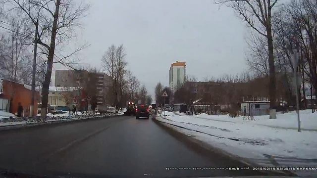 Тест видеорегистратора Каркам Смарт (Утро. Разрешение 2560х1080@25к/с) смотреть онлайн