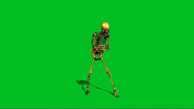 Skeleton Dance Green Screen