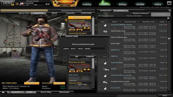 COMBAT ARMS CLASSIC CUPPON CODE