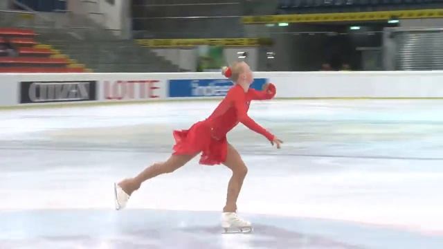 Maria Levushkina BUL   Ladies Free Skating   Linz 2018