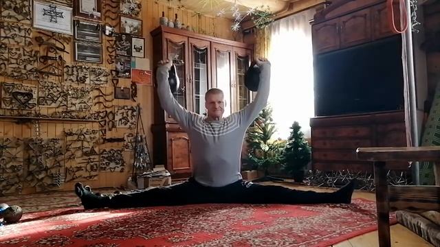Шпагат и крест с 16 кг. Давно не делал смотреть онлайн