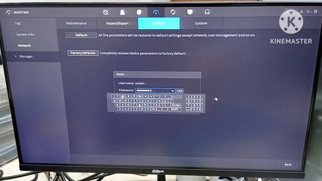 How To Reset/Default /Factory Default   Dahua 4.0 DVR/XVR/NVR....#Dahua #Reset #CCTV #XVR #NVR #DVR