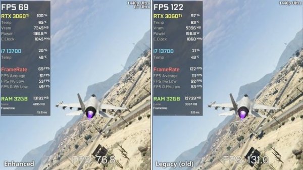 GTA V Enhanced vs. GTA V Legacy