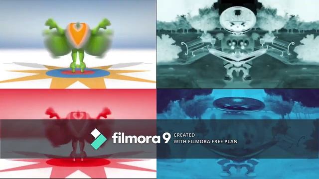 Gummy Bear Song HD (Four Mirror #1 Versions At Once) смотреть онлайн