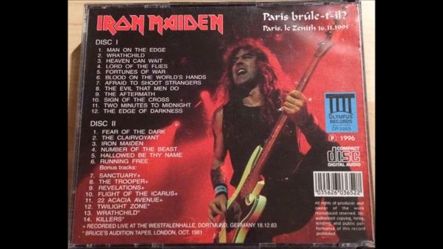 6. Iron Maiden - Running Free (Paris Brûle-t-il? Disk 2) смотреть онлайн
