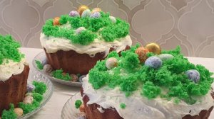 Бисквитный мох, приготовленный в микроволновой печи. Оригинальный декор для ваших десертов.🌳