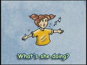 Spotlight 3 DVD - Module 7, 14a p.110 - Exercise - What are they doing