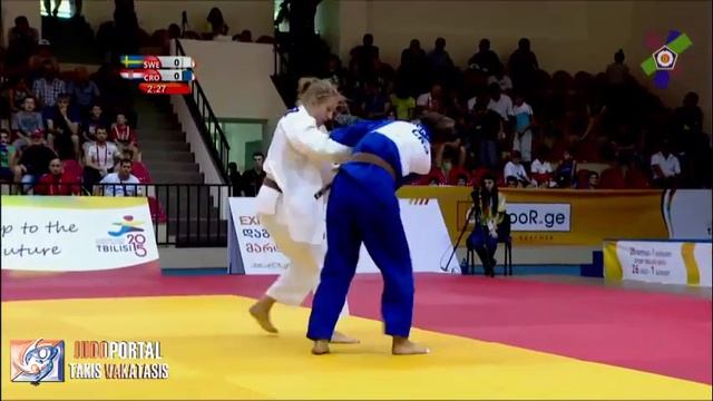European Youth Olympic Festival Tbilisi 2015 Bronze -63kg ERIKSSON(SWE) vs. (CRO) смотреть онлайн