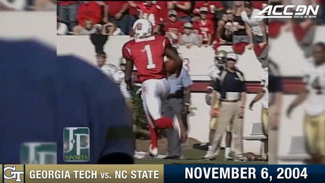 Georgia Tech's Calvin Johnson Makes GOAT Catch In Win | ACC Football Classic (2004) смотреть онлайн