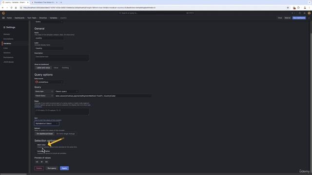 45. Variables and Dynamic Dashboards смотреть онлайн