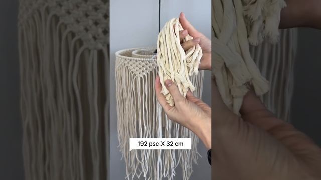 DIY | Macrame Lampshade | Макраме абажур урок
