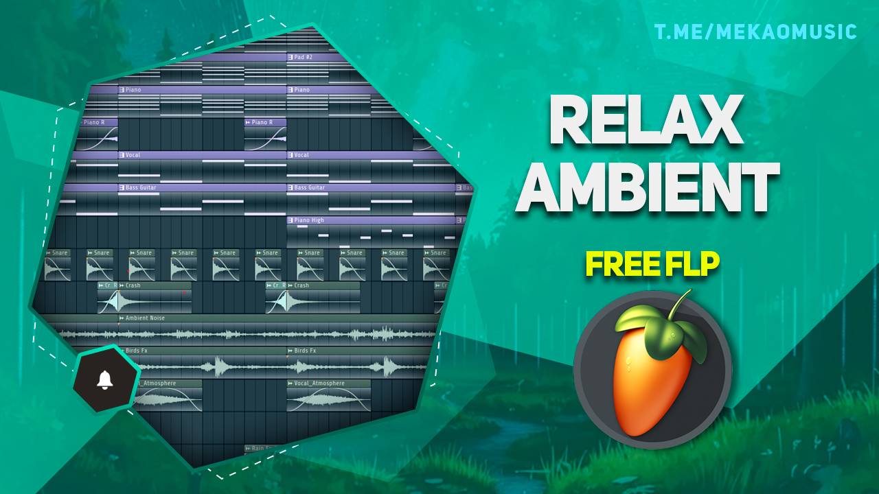 Атмосферный эмбиент - Ambient в Fl Studio 24 (+FREE FLP) #freeflp #flstudio #ambient #ambientmusic