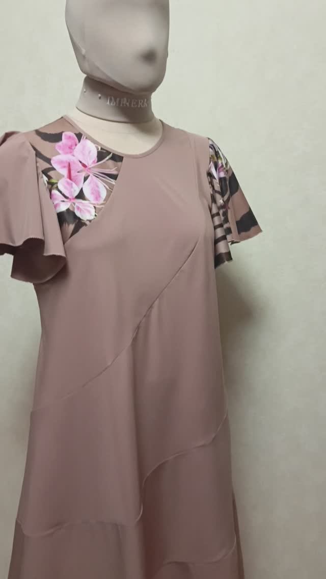 Идея для платья СПИРАЛЬ. смотреть онлайн