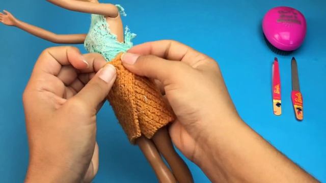 Barbie Doll Makeover Transformation ~ DIY Miniature Ideas For Barbie ~ Wig, Dress, Faceup, And More