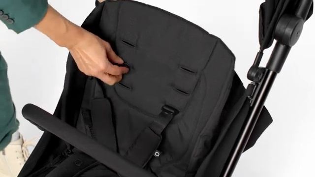 Коляска Anex Air-Z регулировка ремней безопасности смотреть онлайн