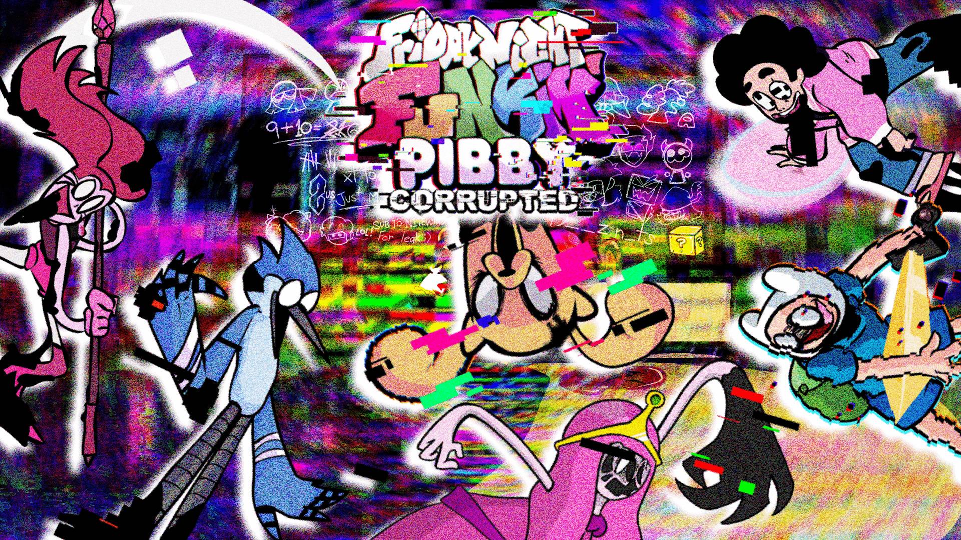 🟨 Глюки, крипота и писклявый голос 🟦 Pibby Corrupted V1.0 🟥