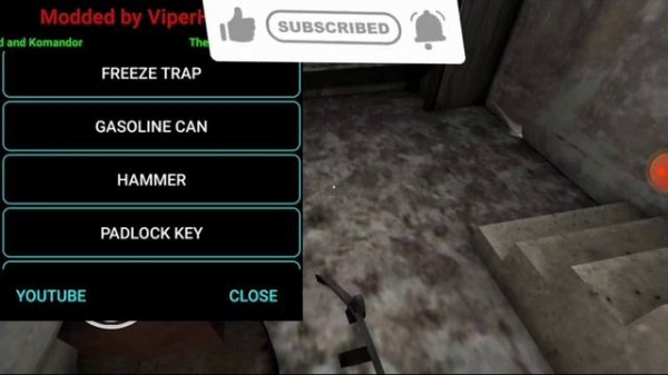 Granny Chapter 1 mod menu , Viper Hacker.