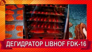 Дегидратор Libhof FDK-16 Распаковка Обзор и Тест - делаю Джерки к пиву