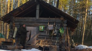 Три дня в тайге/ Рыбалка/ Изба/ Таёжный быт/ Часть 1