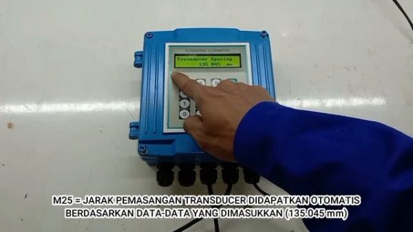 Ultrasonic Flowmeter Installation - CLAMP ON, Z Method