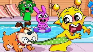 Неловкие моменты с ПИНКИ икс ВИНЕРИЕЙ в бассейне?! Смешной Мультфильм Incredibox Sprunkie