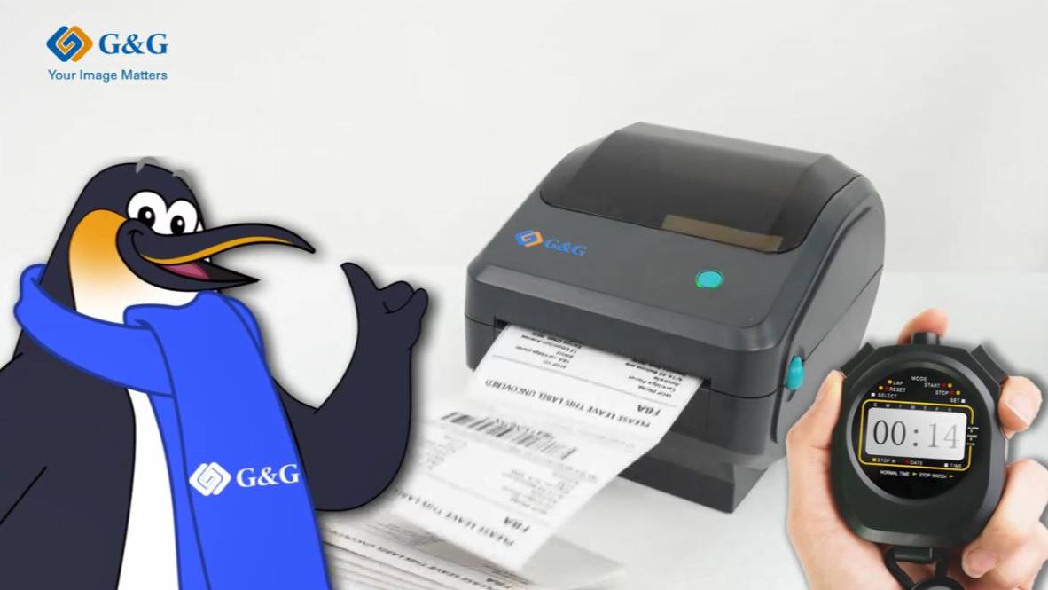 Настольный принтер штрихкодов GG-D410