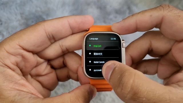 Watch 8 Ultra Smartwatch Change The Language | C800 T800 Fitpro Language Setting смотреть онлайн