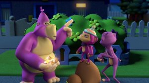 Отважные дракончики, 1 серия. Неопознанные летающие обезьяны