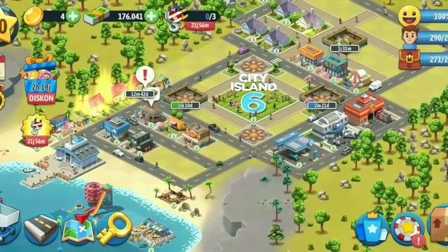 CITY ISLAND 6 || MEMBUAT TAMAN