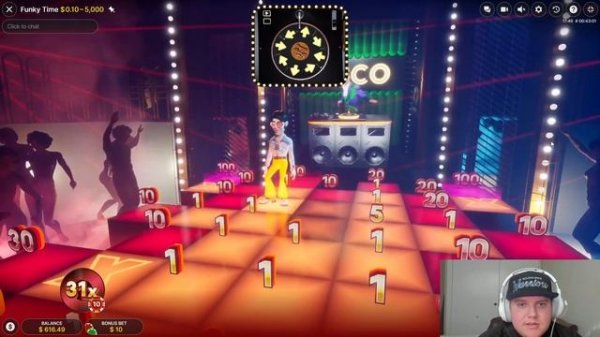 MASSIVE VIP DISCO WIN ON FUNKY TIME GAME SHOW! (INSANE)