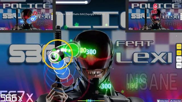 S3RL Genre Police - Osu! (All 3 Difficulties Previewed)