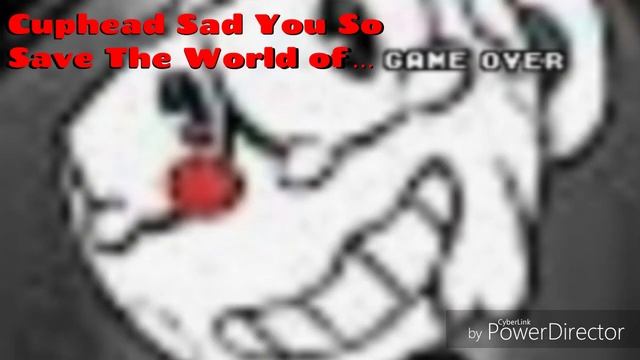 Cuphead And Mugman SMD English Bootleg Continue And Game Over