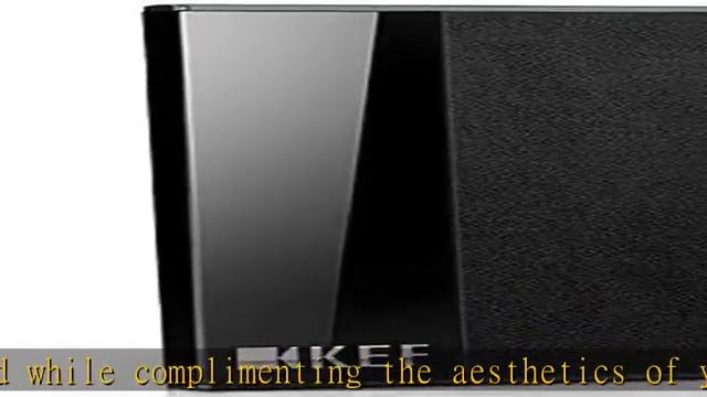 KEF T301C Center Channel Speaker - Black Single