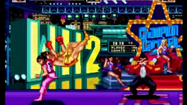 World Heroes 2 Jet (NeoGeo/PS2) 01 Entrance Exam [Difficulty: Hard]